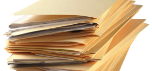 stack of folders